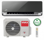 Sieninis &scaron;ilumos siurblys / oro kondicionierius oras &ndash; oras VIVAX H+ design ACP-18CH50AEHI+ R32 Grey Mirror, &scaron;ildymas iki -20C, 5,3 kW