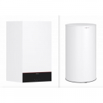 Dujinis kondensacinis katilas Viessmann Vitodens 100-W 3,2-19,0 kW su kaupikliu Vitocell 100-W, talpa 120 litrų ir kar&scaron;to vandens &scaron;ildytuvo jutikliu, Z023097