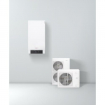 &Scaron;ilumos siurblys oras - vanduo Viessman Vitocal 100-S (Z019096) AWB-M-E-AC 101.B06 su vėsinimo funkcija 6,02 kW 230/400V su 9 kW tenu, R32
