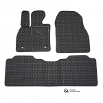 Kilimėliai QuiltyMats XPENG G9 (E38) 2022- (3 vnt.), Black-Gray /13-16