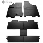 Kilimėliai TOYOTA Sienna III (6 seats) 2010-, 7 vnt. (3 eilės) /1022527
