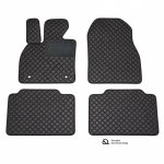 Kilimėliai QuiltyMats BMW X3 2010-2017 (F25) (4 vnt.), Black-Black /11-14