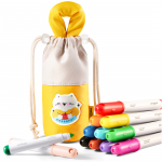 Jarmelo Washable Markers with a Fabric Pouch, from 3 years - 12 vnt.