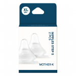 Mother-K Basic buteliuko žindukas - XL (2 vnt.)
