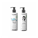 Mažylio odos priežiūros rinkinys. Oh, Baby! Hipoalerginis prausiklis + Hipoalerginis linimentas - Didelis rinkinys 250 ml./400 ml.