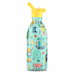 Cool Bottles Kids' Stainless Steel Water Bottle, 500ml. - Short Circuit