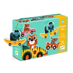 Djeco Dviejų dalių dėlionė "Sportiniai automobiliai", nuo 2 metų