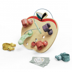 TopBright &ldquo;Apple Worms&rdquo; Wooden Educational Game, from 18 Months