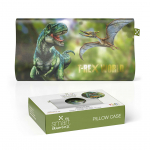 Smartsleep Vaiki&scaron;kos "ERGONOMIC" pagalvės UŽVALKALAS - Užvalkalas "Dinozaurai"