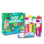 Jarmelo Easy-wash round dotting markers, from 2 years - 6 vnt.