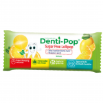 Denti-POP becukriai čiulpinukai su vitaminais ir mineralais - Citrinų skonio