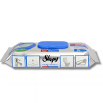 NAUJIENA! Sleepy "Easy Clean" Acti-Foam pavir&scaron;ių valymo servetėlės, 30 vnt. - Mėlynos - vonios kambario pavir&scaron;iams