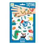 DJECO Tatuiruotės vaikams, nuo 3 metų - "Animals"