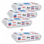 Specialus pasiūlymas! 4 už 3. Sleepy &ldquo;Easy Clean&rdquo; grindų valymo vienkartinės &scaron;luostės - 4 vnt Bleach