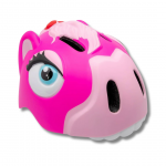 Crazy Safety bicycle helmet for children - S size: 49-55cm / 2-7 years, Pink Pony