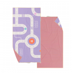 Quut Rank&scaron;luostis vaikams, įvairių dydžių - M dydžio rank&scaron;luostis (140 x 70 cm), Road Lavender