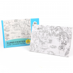 Jarmelo spalvinimo plakatas "Pasaulio žemėlapis", nuo 5 metų