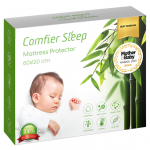 Comfier Sleep Waterproof Bamboo Fitted Sheet - 60x120 cm.