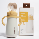 Specialus pasiūlymas! Mother-K HUG Termo gertuvė su &scaron;iaudeliu, 350 ml + DOVANA - Mustard