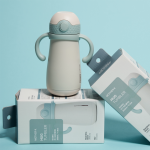 Specialus pasiūlymas! Mother-K HUG Termo gertuvė su &scaron;iaudeliu, 350 ml + DOVANA - Mint