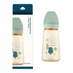 Limituoto leidimo Mother-K PPSU Buteliukas &ldquo;BASIC&rdquo; (be žinduko) - 300 ml, Forest