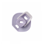 Mother-K Silicone Pacifier with Case - 6+ mėn., "Blueberry" (&scaron;vytinti rankenėlė)