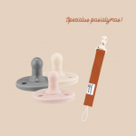 Specialus pasiūlymas! Mother-K silikoniniai ČIULPTUKAI + DOVANA čiulptuko laikiklis