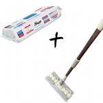 COMBO! Sleepy &ldquo;Easy Clean&rdquo; grindų valymo vienkartinės &scaron;luostės su grindų &scaron;luota - Bleach