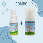 COMBO "&Scaron;altukui paspaudus" AZETA-bio Organinės kilmės aliejukas nuo per&scaron;alimo ir kosulio, 20 ml. + AZETA-bio Organi&scaron;kas kremas nuo &scaron;alčio, 30 ml.