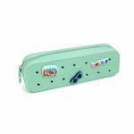 PETI KIDS Silikoninis penalas - Mergaitei, Water Green