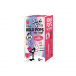 Joe Glow Ledinukai vaikams, be pridėtinio cukraus, 6 x 6 g - Aviečių (gerklės skausmui mal&scaron;inti)