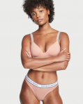 Victoria's Secret "Thong VS Pink Peach" kelnaitės