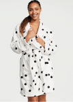 Victoria s Secret "Black & White Sweet Dot" chalatas