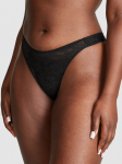 Victoria's Secret "Wink Logo Pure Black" kelnaitės