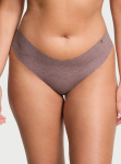 Victoria's Secret "No-Show Heather Cocoa Blush Thong" kelnaitės