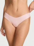 Victoria's Secret "No-Show Heather Pink Petal Thong" kelnaitės