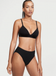 Victoria's Secret " Stretch Black High-Leg Brief " kelnaitės