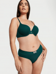 Victoria's Secret "Hiphugger Black Ivy" kelnaitės