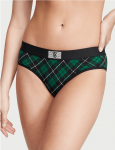 Victoria's Secret "Hiphugger Spruce Holiday Plaid" kelnaitės