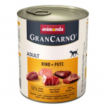 Animonda Grancarno konservai &scaron;unims su jautiena ir kalakutiena 6 x 800g