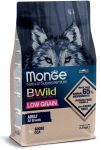 Monge BWild adult sausas pa&scaron;aras suaugusiems &scaron;unims su žąsiena 12kg