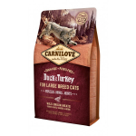 Carnilove Duck&Turkey Large Breed Cats - 2 kg