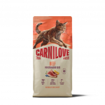 CARNILOVE TRUE FRESH Cat Beef Adult Cat Sterilised sausas maistas katėms - 6 kg