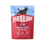 CARNILOVE ACTIVE Dog Salmon & Turkey Small Breed sausas pa&scaron;aras &scaron;unims 1,5 kg