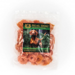 REAL DOG SNACKS Mink&scaron;ti vi&scaron;tienos file žiedai 500g