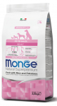 Monge spec. line adult sausas pa&scaron;aras suaugusiems &scaron;unims su kiauliena, ryžiais ir bulvėmis 12kg