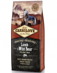 Carnilove Lamb&Wild Boar for Adult sausas maistas &scaron;unims - 1,5 kg