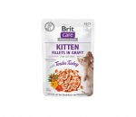 Brit Care Cat konservai kačiukams Fillets in Gravy Turkey 85 g