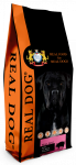 Real Dog Adult All Breeds su kiauliena ir ryžiais 20kg