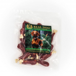 REAL DOG SNACKS Antienos kul&scaron;elė ant kalcio kauliuko 500g